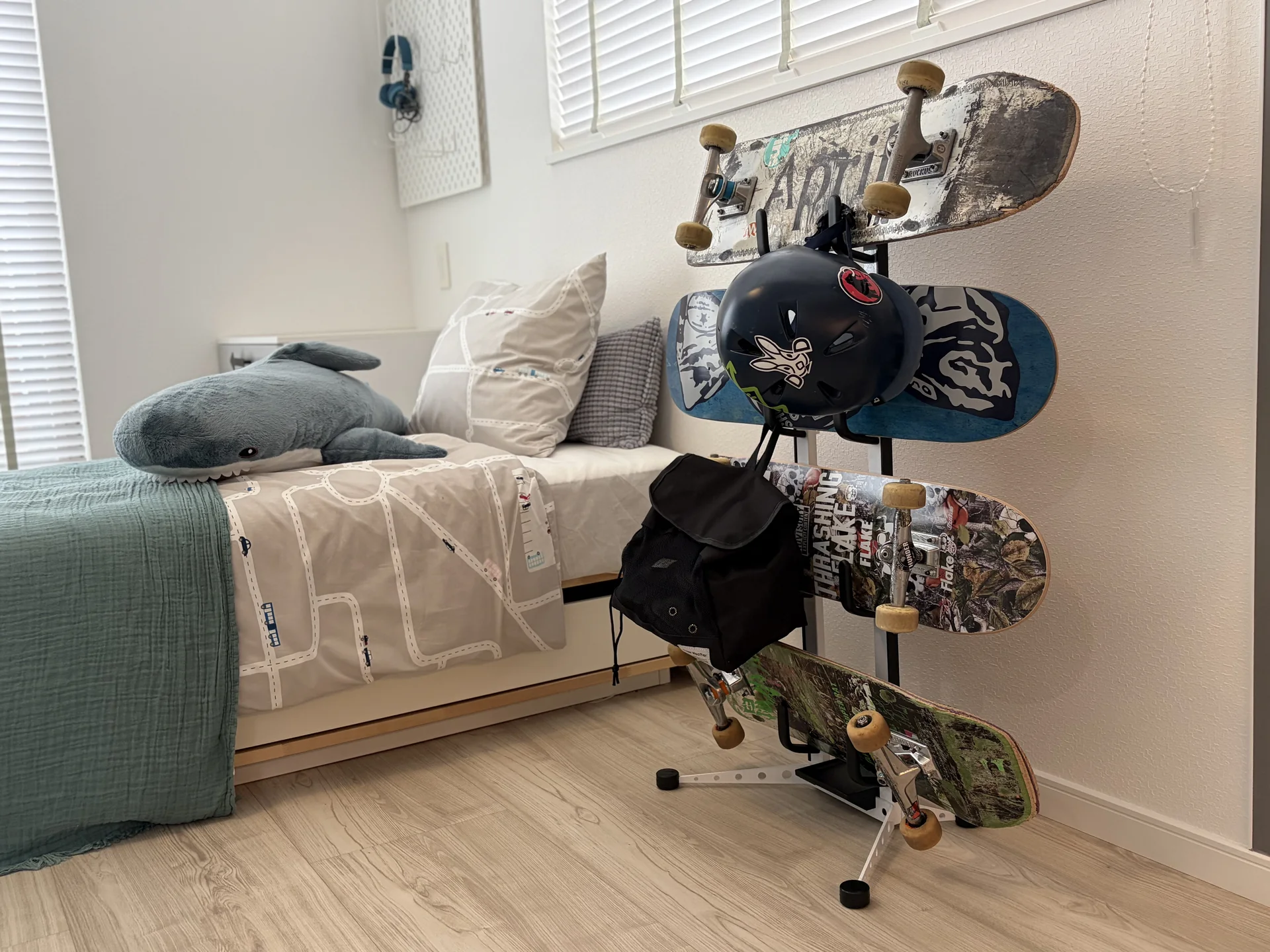子ども部屋に戻す場所が決まったflipper